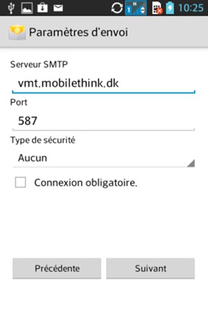 Décochez la case Connexion obligatoire. et sélectionnez Suivant