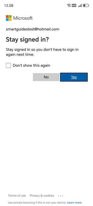 Select your preferred option