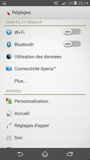 Sélectionnez Wi-Fi