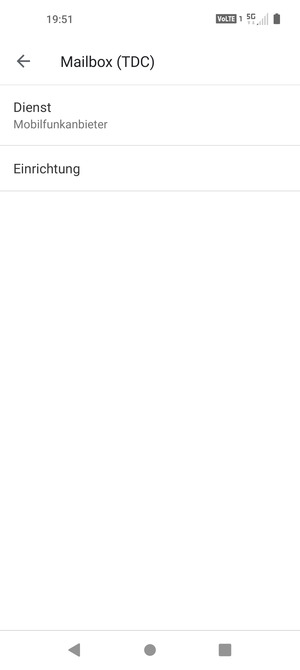 Wählen Sie Einrichtung