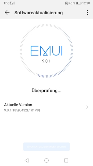 Warten Sie, bis die Suche abgeschlossen ist