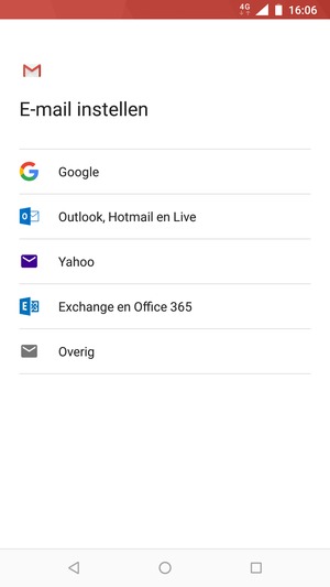 Selecteer Google