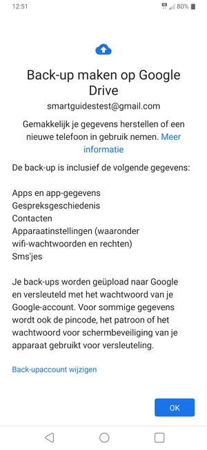 Selecteer OK