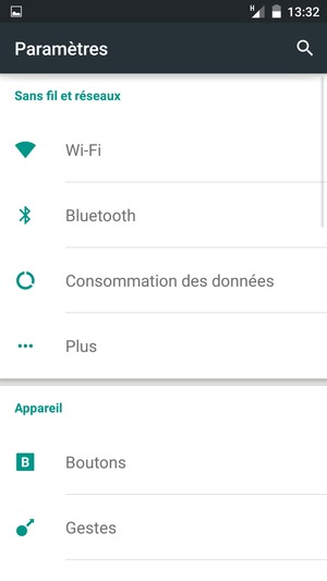 Sélectionnez Plus