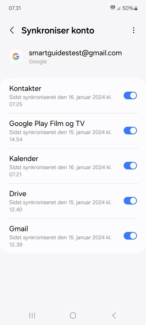 Vælg Menu-knappen