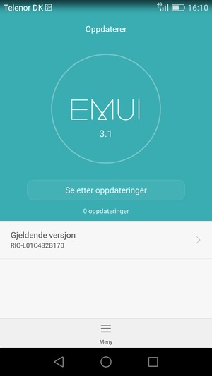 Velg Se etter oppdateringer