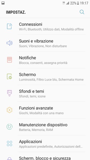 Seleziona Connessioni