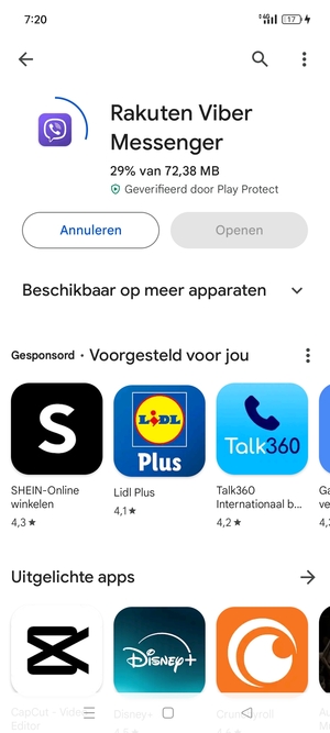 Wacht tot het installatieproces beëindigd is