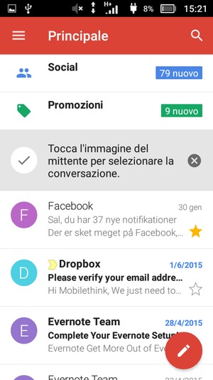 Il tuo Hotmail è pronto per l'uso