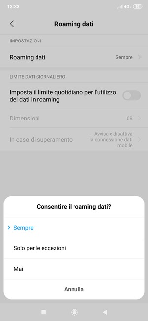Seleziona la tua opzione preferita