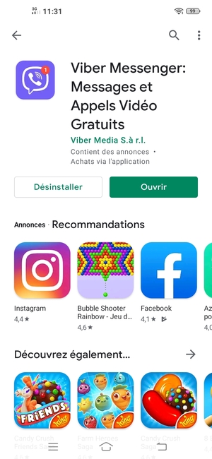 Sélectionnez Ouvrir