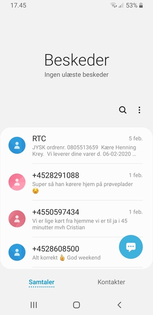 Vælg Menu-knappen
