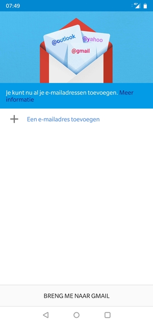 Selecteer Een e-mailadres toevoegen