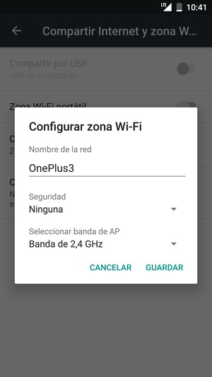 Seleccione Seguridad
