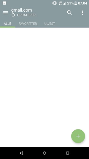 Din Gmail er klar til brug