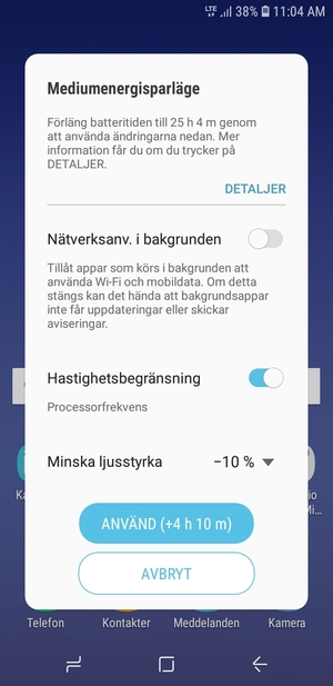 Välj ANVÄND