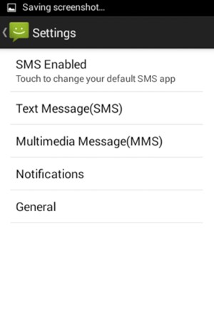 Select Text Message(SMS)