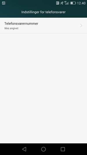 Vælg Telefonsvarernummer
