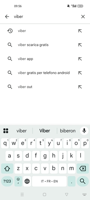 Inserisci il nome dell'app e seleziona Ricerca