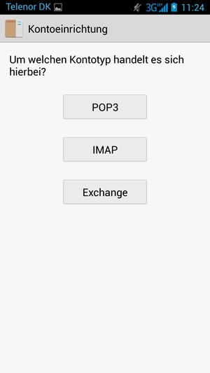 Wenn Ihr Bildschirm sieht wie folgt aus, wählen Sie die Exchange
