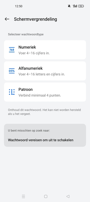 Selecteer Patroon