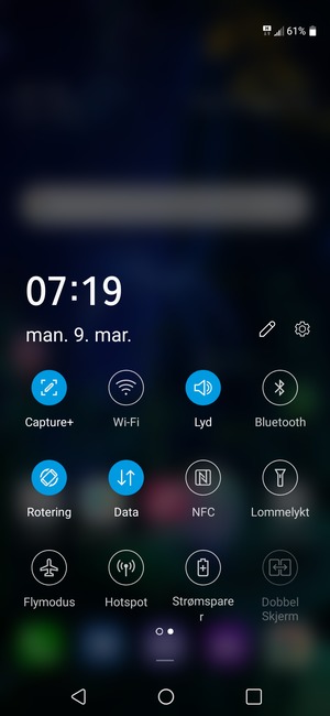 Dra til venstre