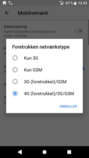 Vælg din foretrukne mulighed