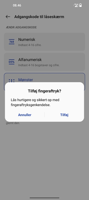 Vælg din foretrukne mulighed