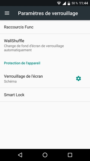 Votre téléphone est maintenant sécurisé par un écran de verrouillage