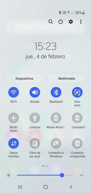 Desactive Wi-Fi y Bluetooth