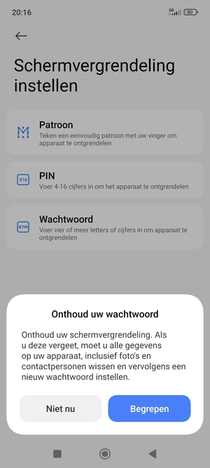 Selecteer Begrepen
