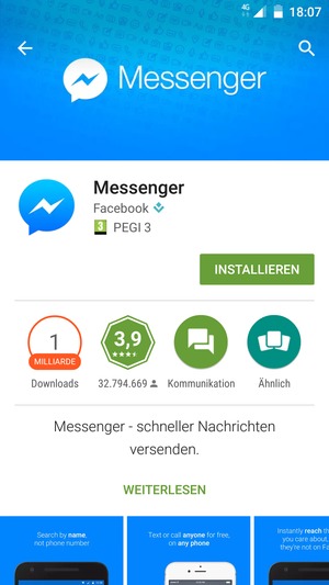 Wählen Sie INSTALLIEREN