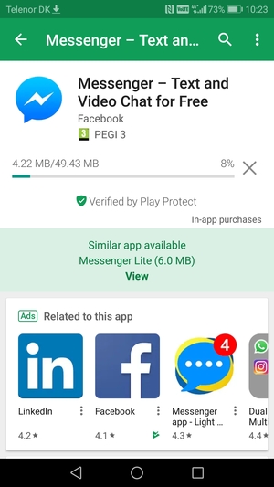 Wait for the installation process to finish