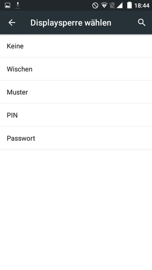 Wählen Sie Muster