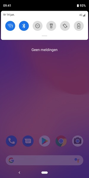 Schuif naar beneden in het bovenste menu opnieuw