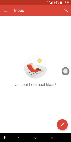 Uw Gmail is klaar voor gebruik