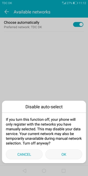 Select OK