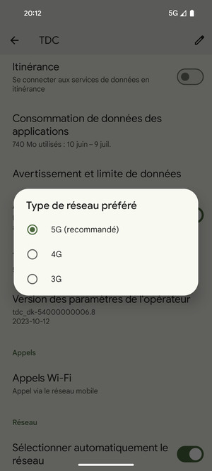 Sélectionnez votre option préférée