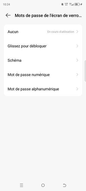 Sélectionnez Schéma