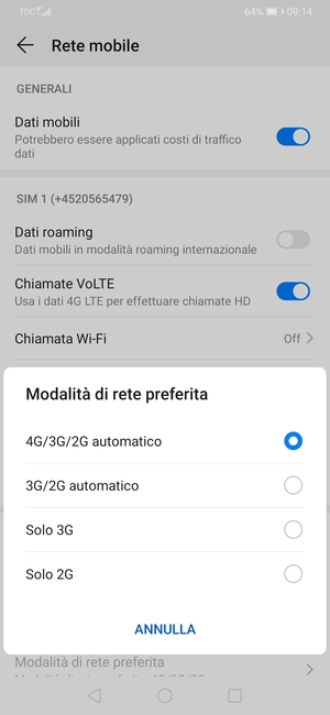 Seleziona la tua opzione preferita