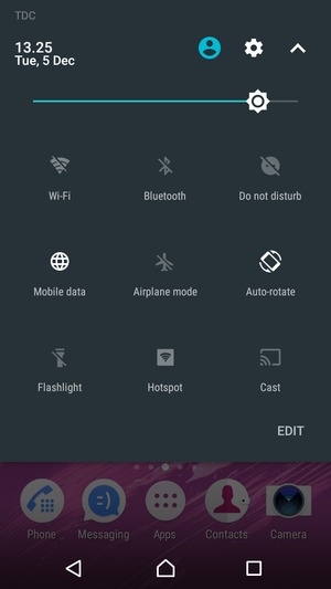 Select the Settings button