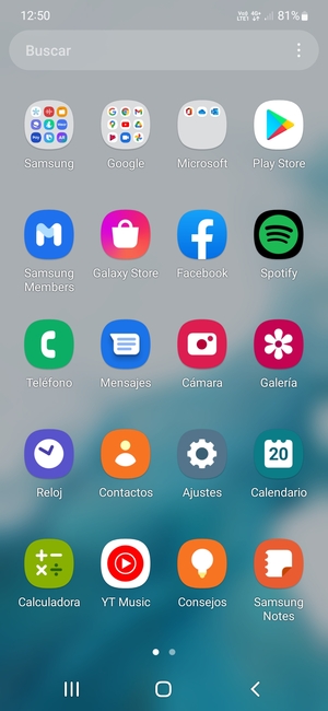 Seleccione Ajustes