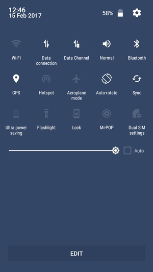 Turn off  Bluetooth