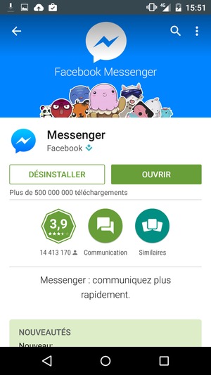 Sélectionnez OUVRIR