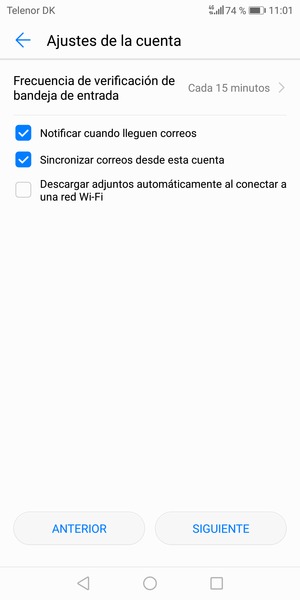 Seleccione SIGUIENTE