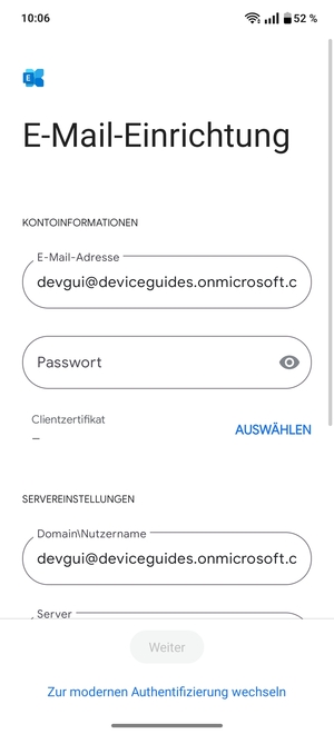 Geben Sie Ihre Passwort ein