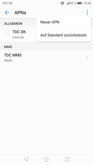 Wählen Sie Auf Standard zurücksetzen
