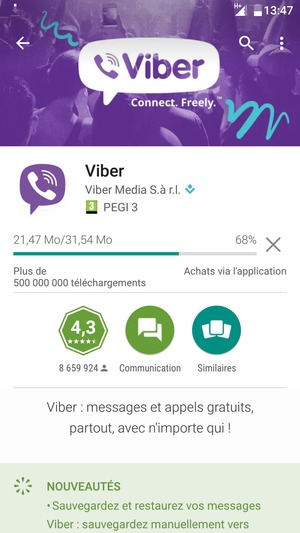 Veuillez attendre la fin de la procédure d'installation