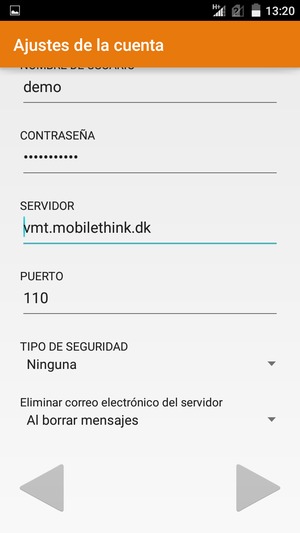 Desplácese hacia abajo y seleccione Siguiente
