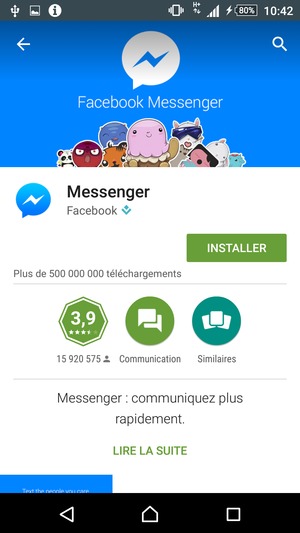 Sélectionnez INSTALLER